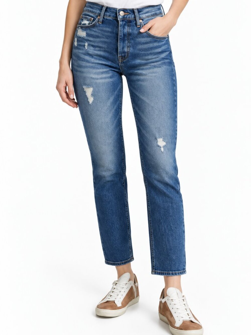 MOTHER The Dazzler Button Fly Ankle jeans 27